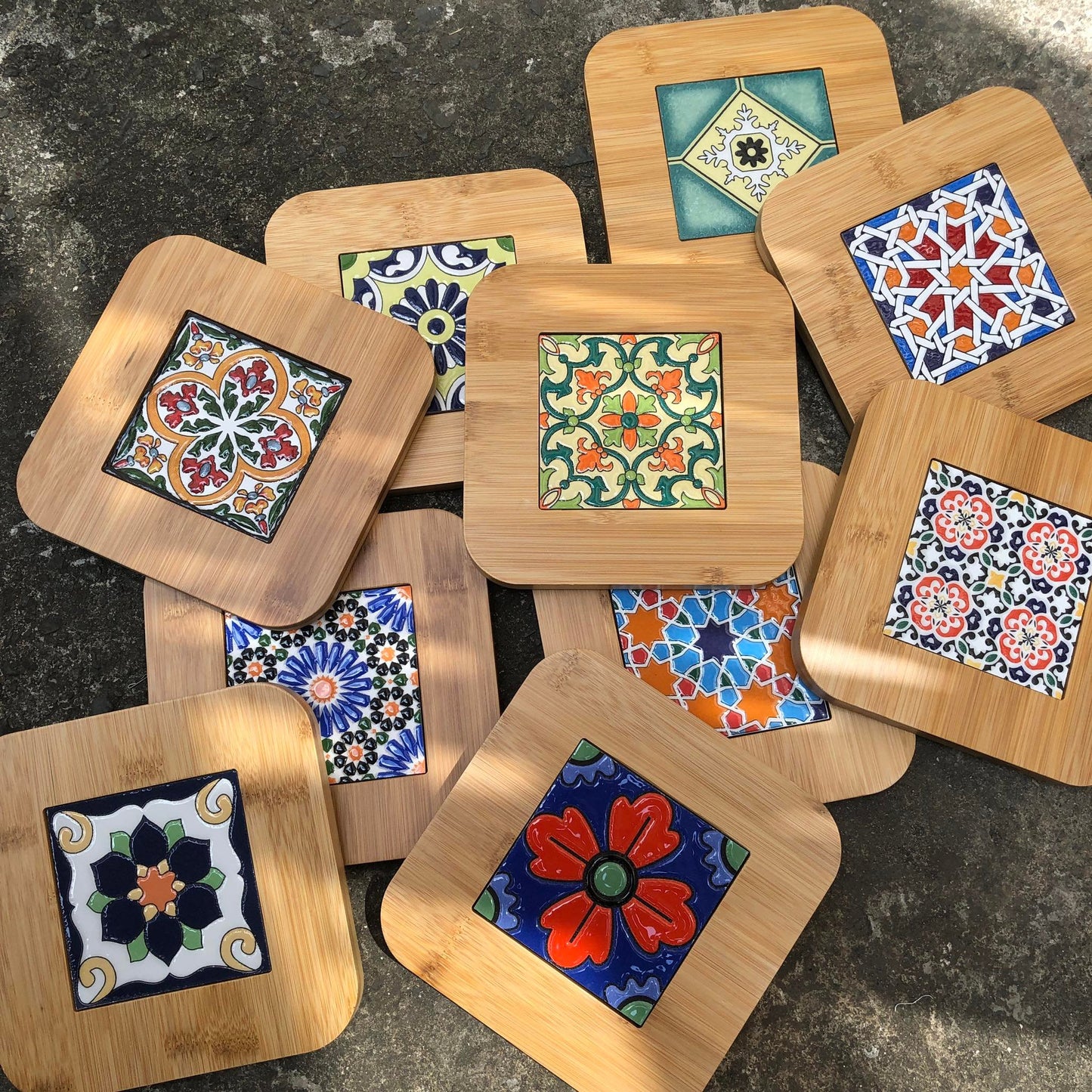 Moroccan Cheese Board Square 7 x 7 inch