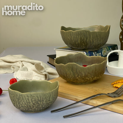 MURADITOHOME Lustra Porcelain Bowl Collection