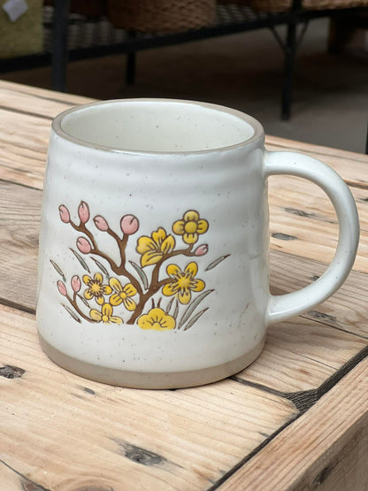 Floral Ceramic Mug Collection 460 ml