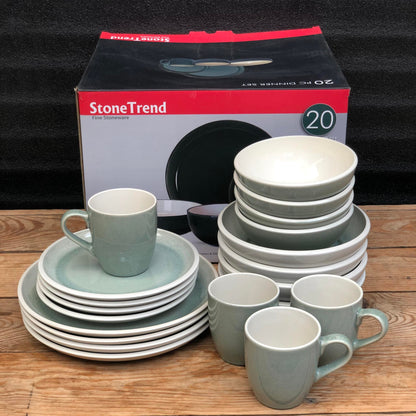 Lucas 20 Piece Set Fine Stoneware Plate
