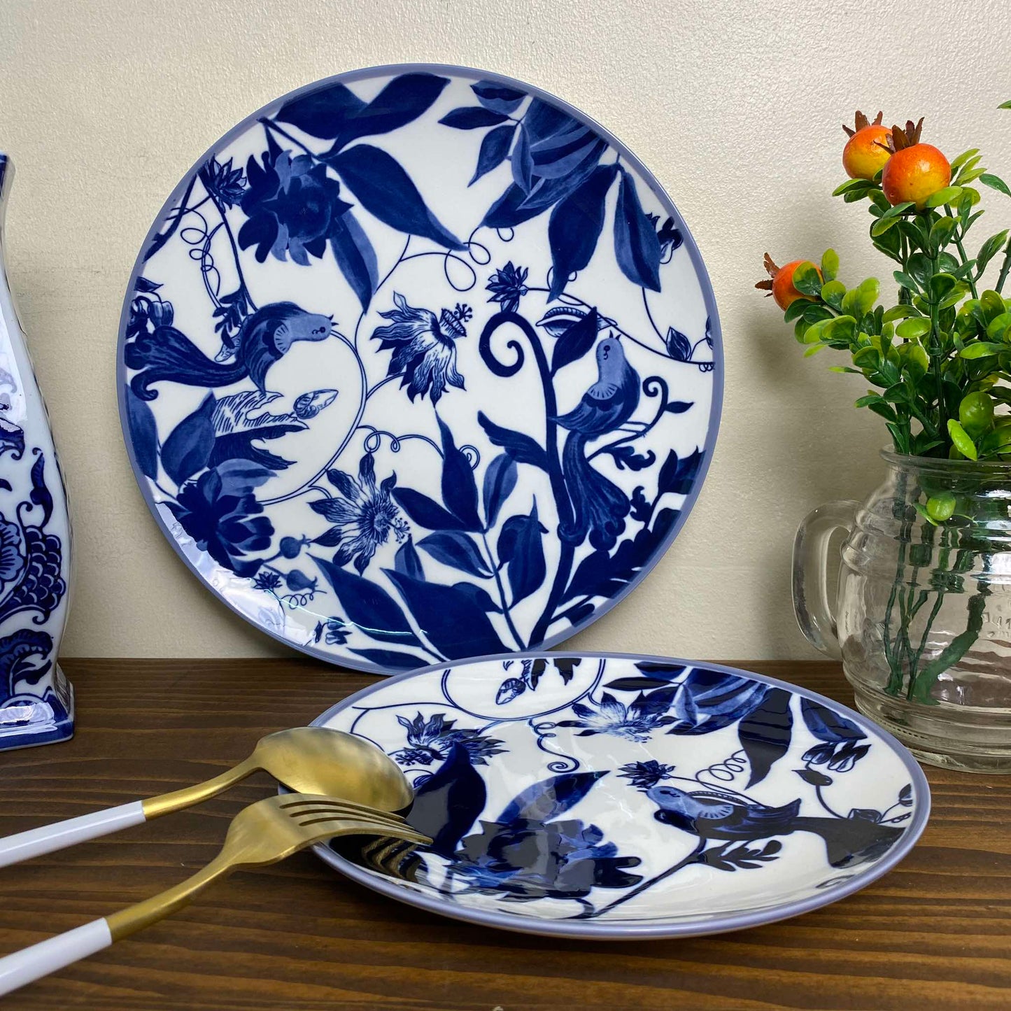 MURADITOHOME Manuela Dinner Plate 10.5 and Candela Salad Plate 8.5 inch