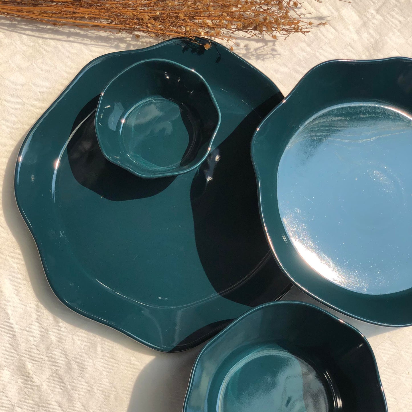 Lori Plate Blue 10.75 inch Lori Plate Blue 9x2 inch Lori Bowl Bowl 5.75x3.25 inch Lori Bowl 4x2 inch