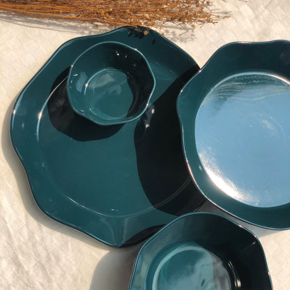 Lori Plate Blue 10.75 inch Lori Plate Blue 9x2 inch Lori Bowl Bowl 5.75x3.25 inch Lori Bowl 4x2 inch