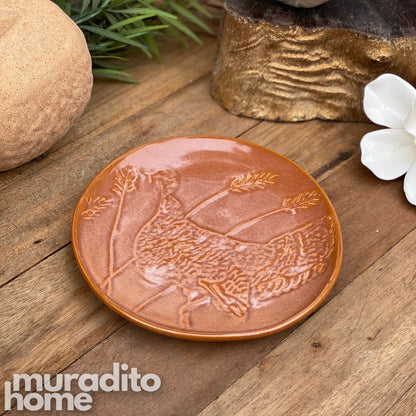 MURADITOHOME Peacock Bread Plate Collection