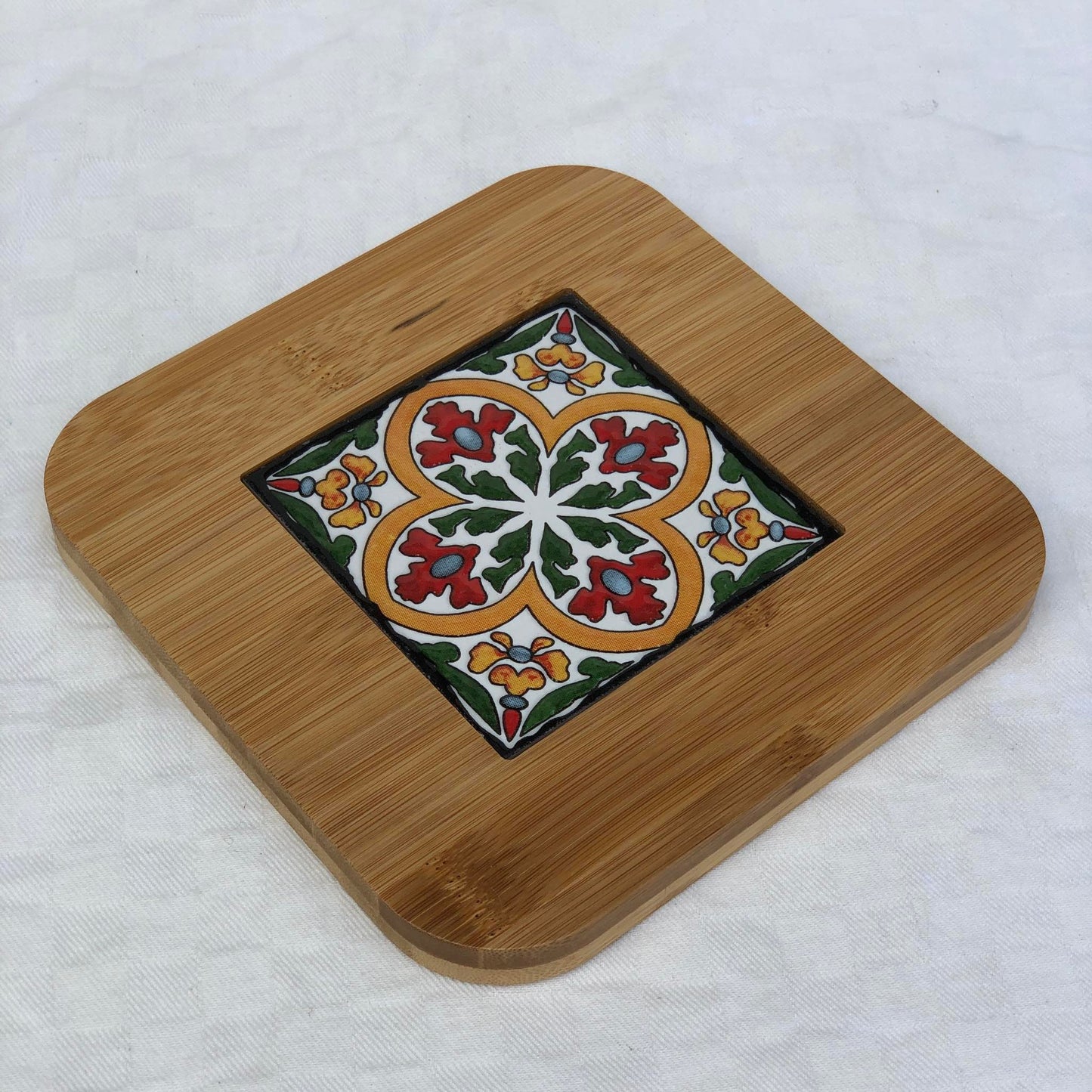 Moroccan Cheese Board Square 7 x 7 inch