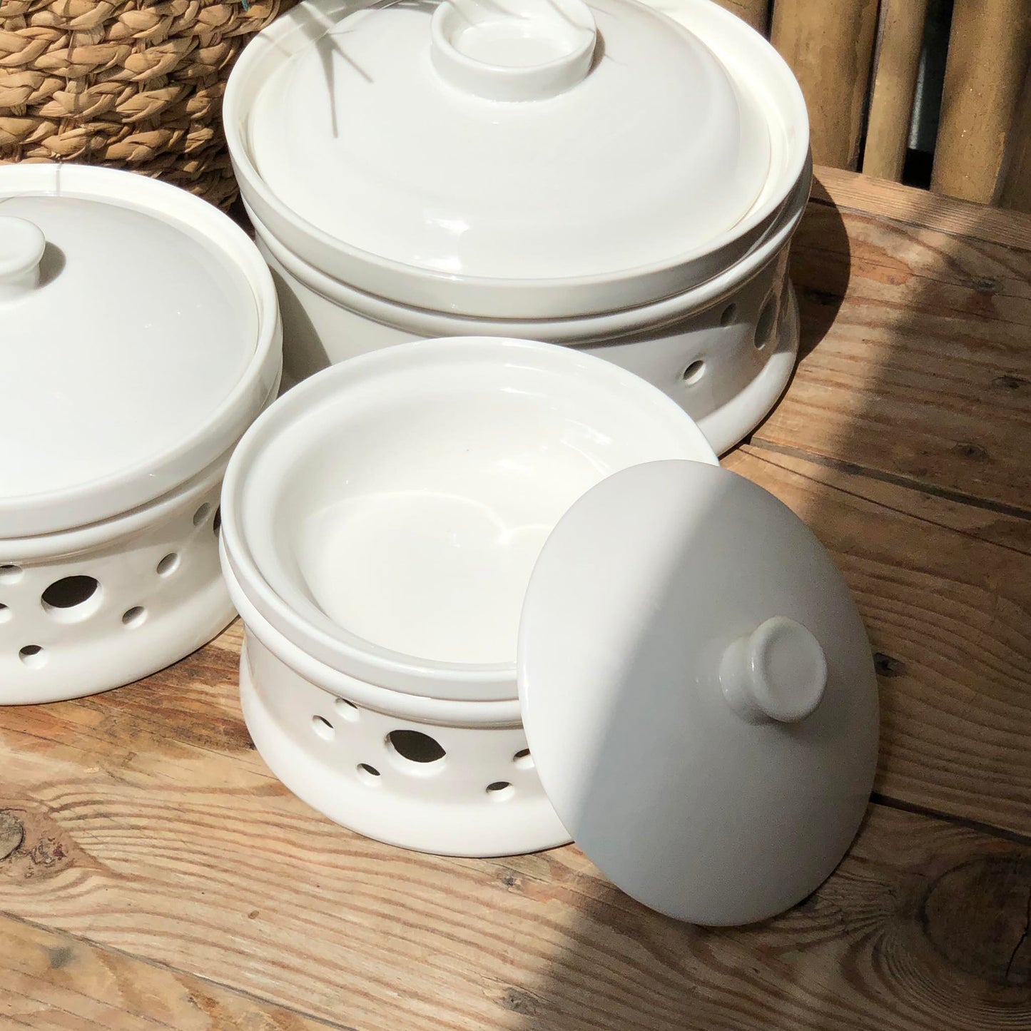 Ceramic Stew Pot w/ Lid