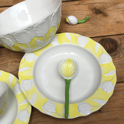 Maria Yellow Ceramic Dinnerware Collection