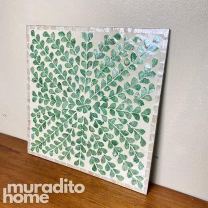 MIURADITOHOME Dakila Mother of Pearl Placemat 14" X14"