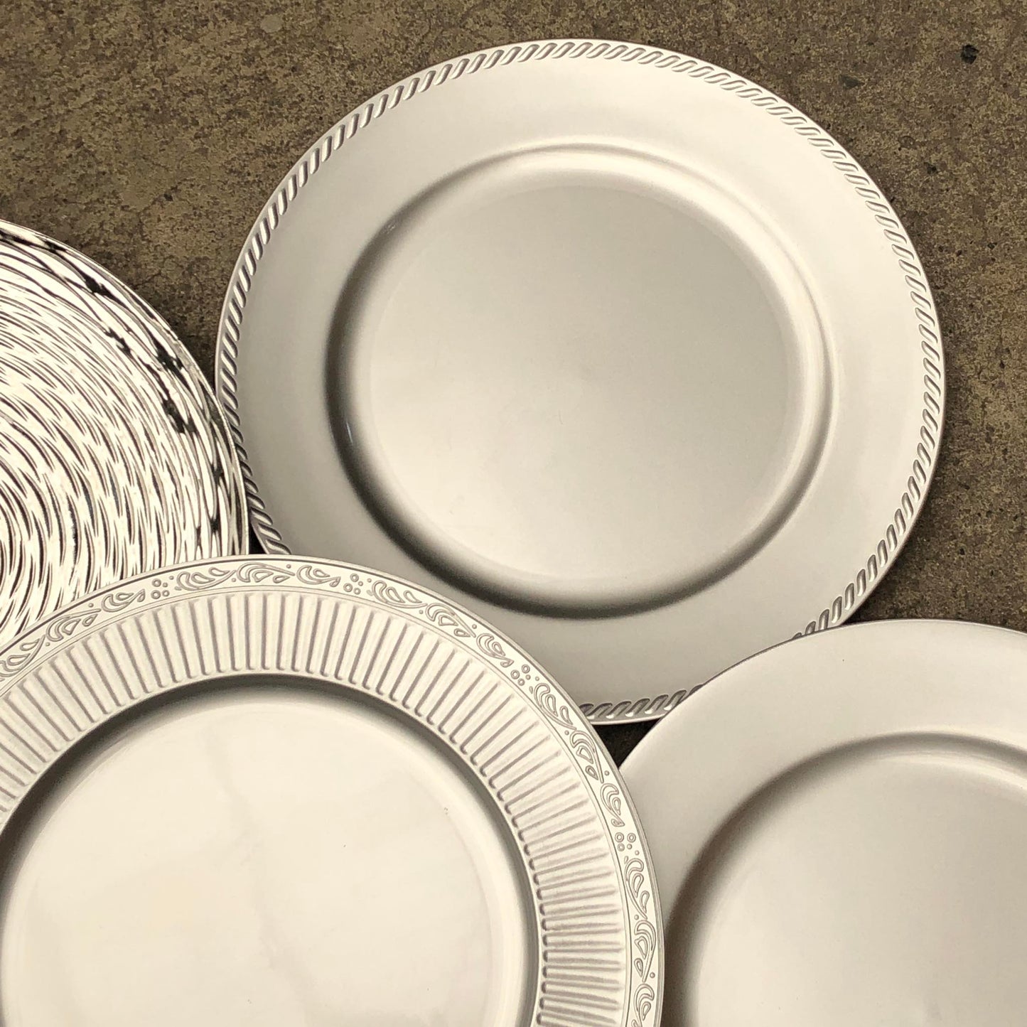 Charger Plate 13inch PVC Plastic Premium Quality Batch 2