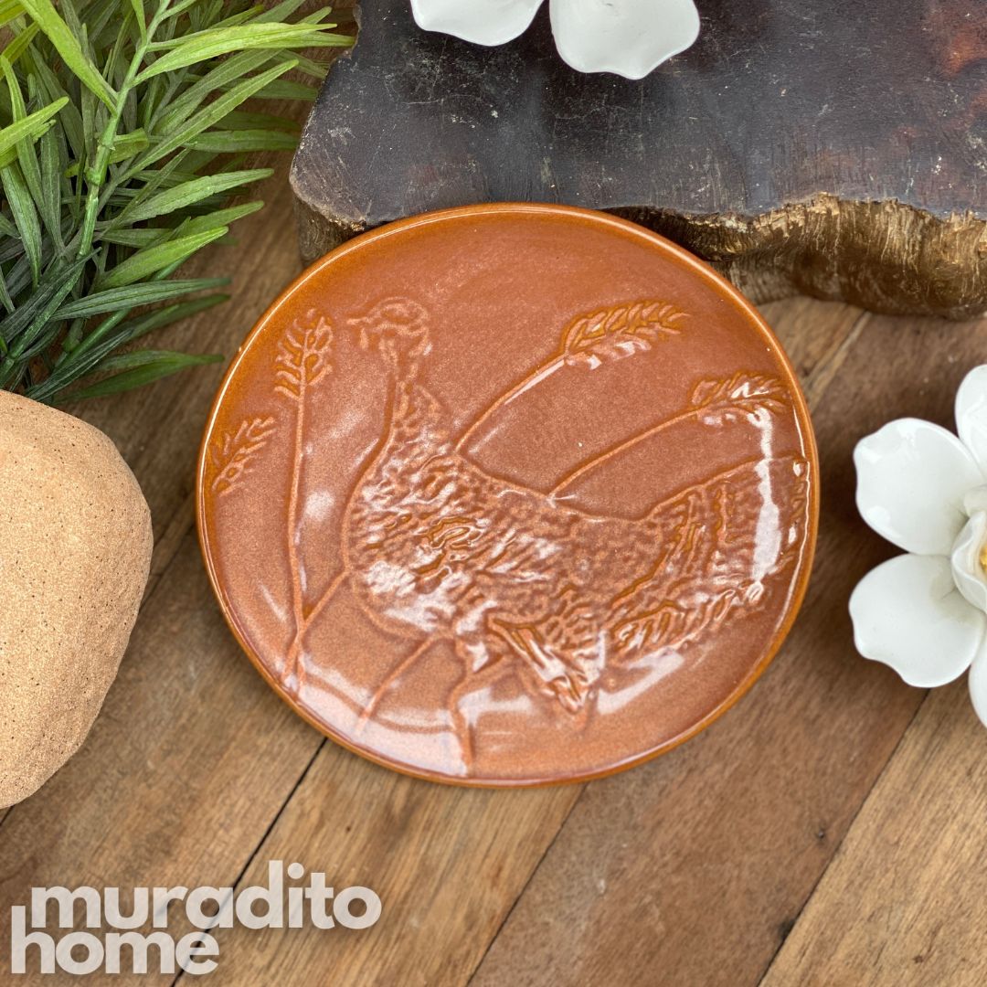 MURADITOHOME Peacock Bread Plate Collection