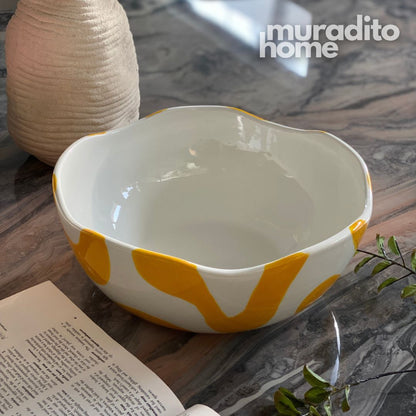 MURADITOHOME Que Rico Ceramic Serving Bowl Collection