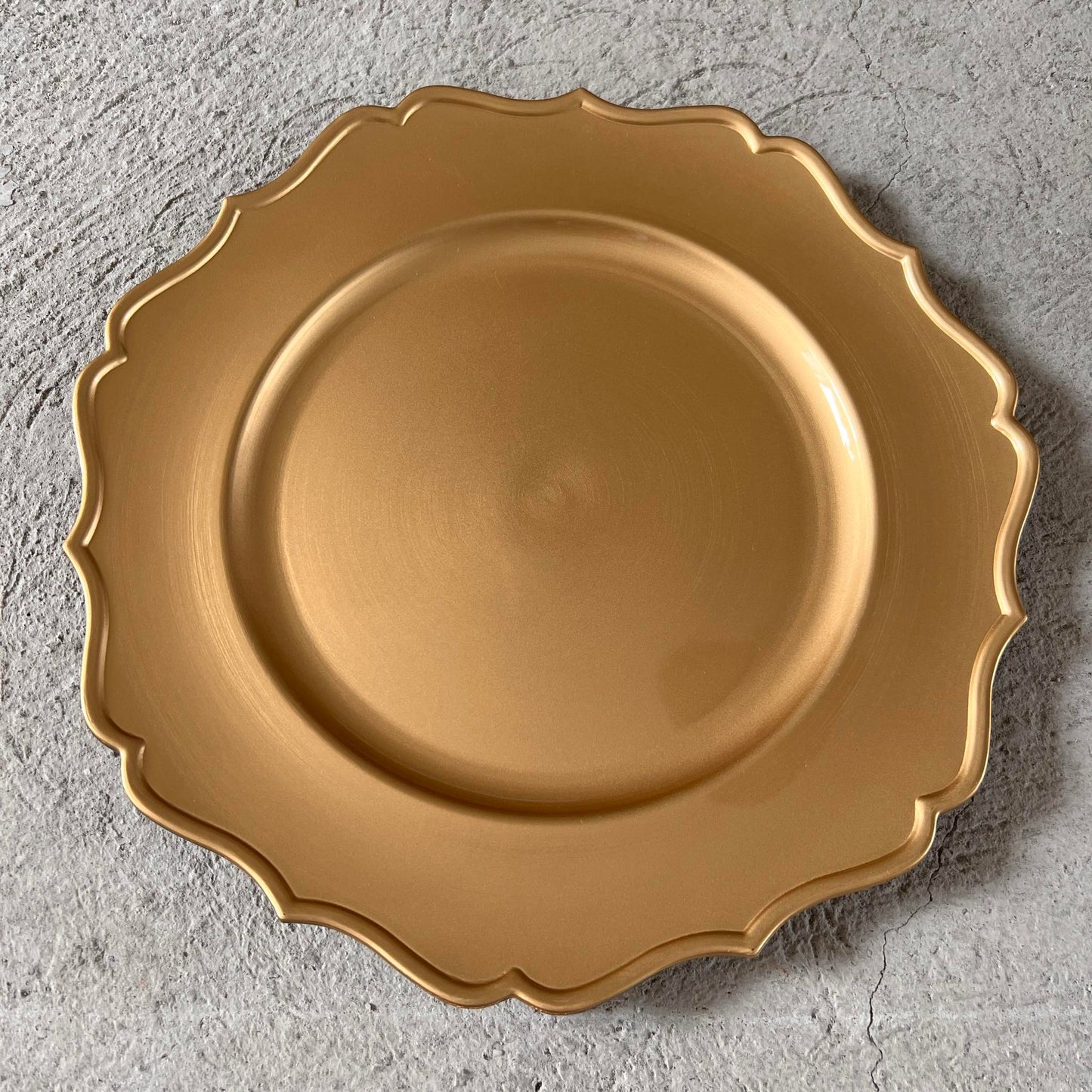 Charger Plate 13inch PVC Plastic Premium Quality Batch 1