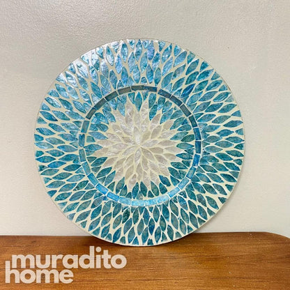 MURADITOHOME Felicia Mother of Pearl Placemat 13"