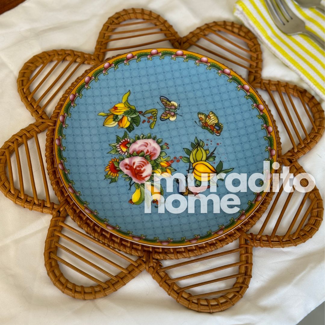 MURADITOHOME Mayumi & Mutya Local Rattan Placemats 13 inches Native