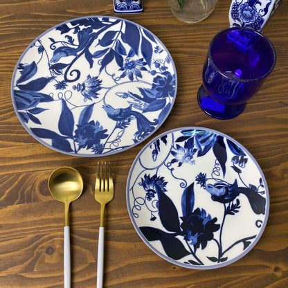 MURADITOHOME Manuela Dinner Plate 10.5 and Candela Salad Plate 8.5 inch