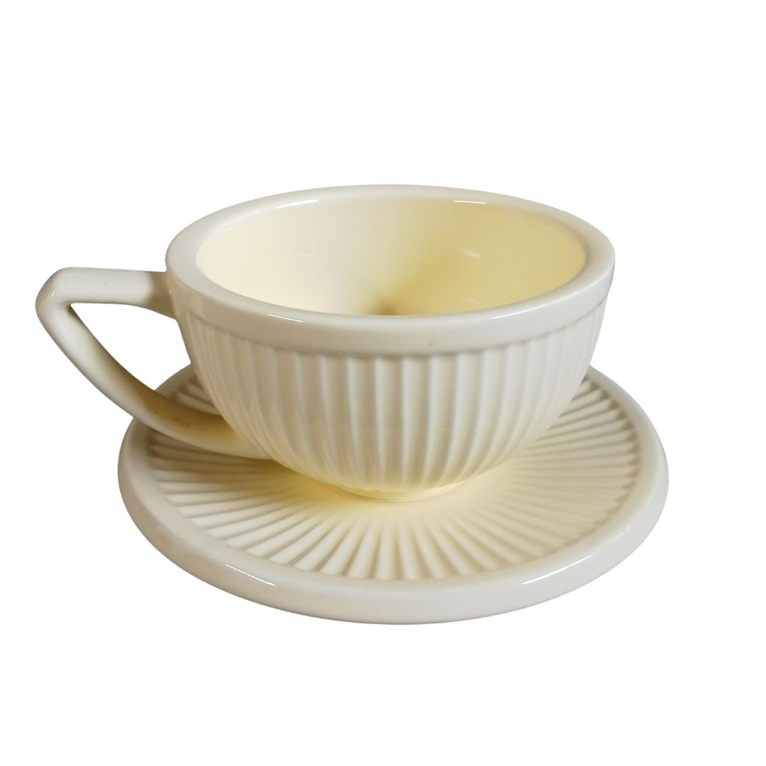 MURADITOHOME Firao and Velura Ceramic Cup and Saucer 290 ml