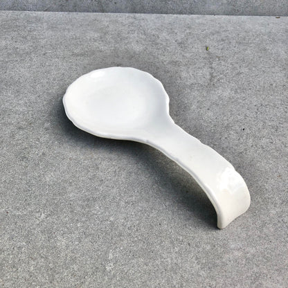 MURADITOHOME Dallas & Dell Ceramic Spoon Rest 8.5x4 inch