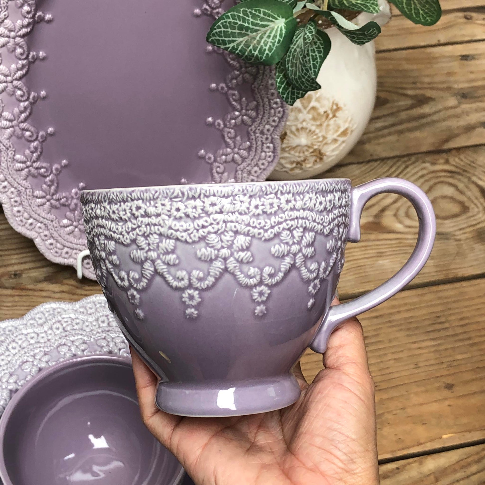 Basilica Lilac Ceramic Dinnerware Collection – SHOPMURADITOHOME