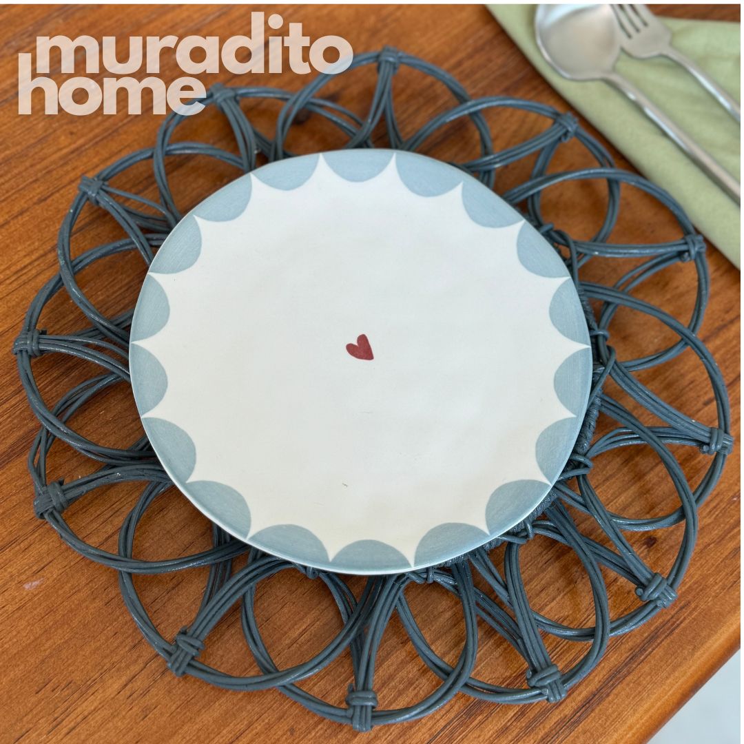 MURADITOHOME Local Rattan Placemats 13.5 inches Native