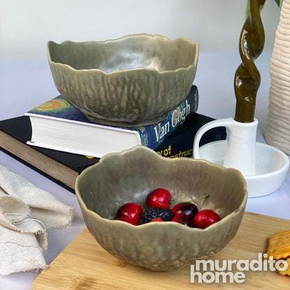 MURADITOHOME Lustra Porcelain Bowl Collection