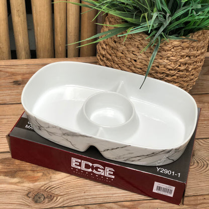 Oval Chip N Dip Marble 34x21x6.5 inch