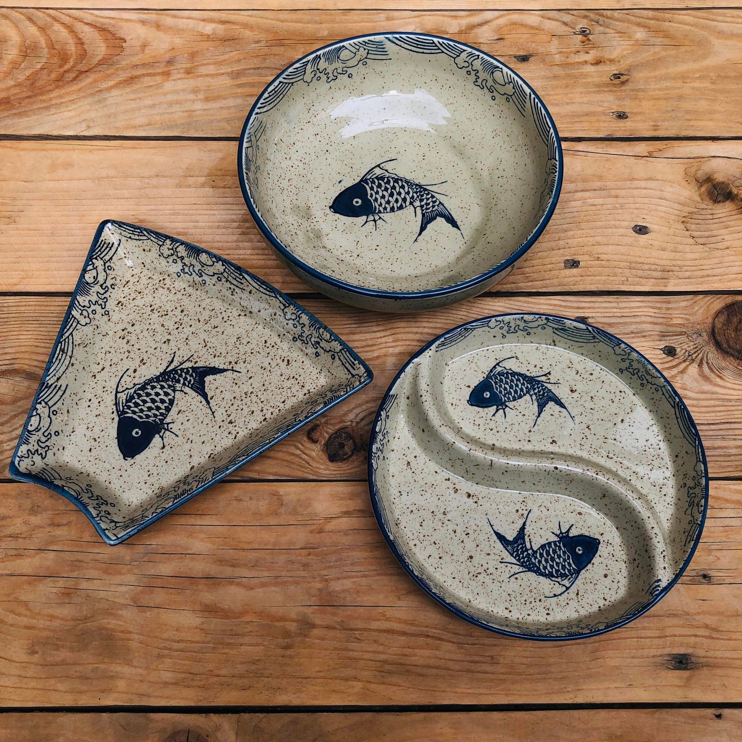Hiroshi Japanese Ceramic Plate Collection