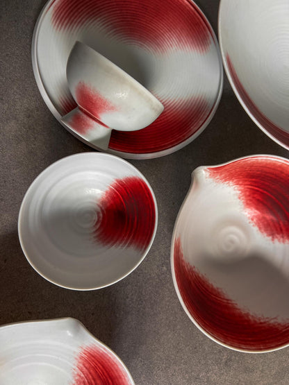 Handmade Clay Stoneware Plate Collection