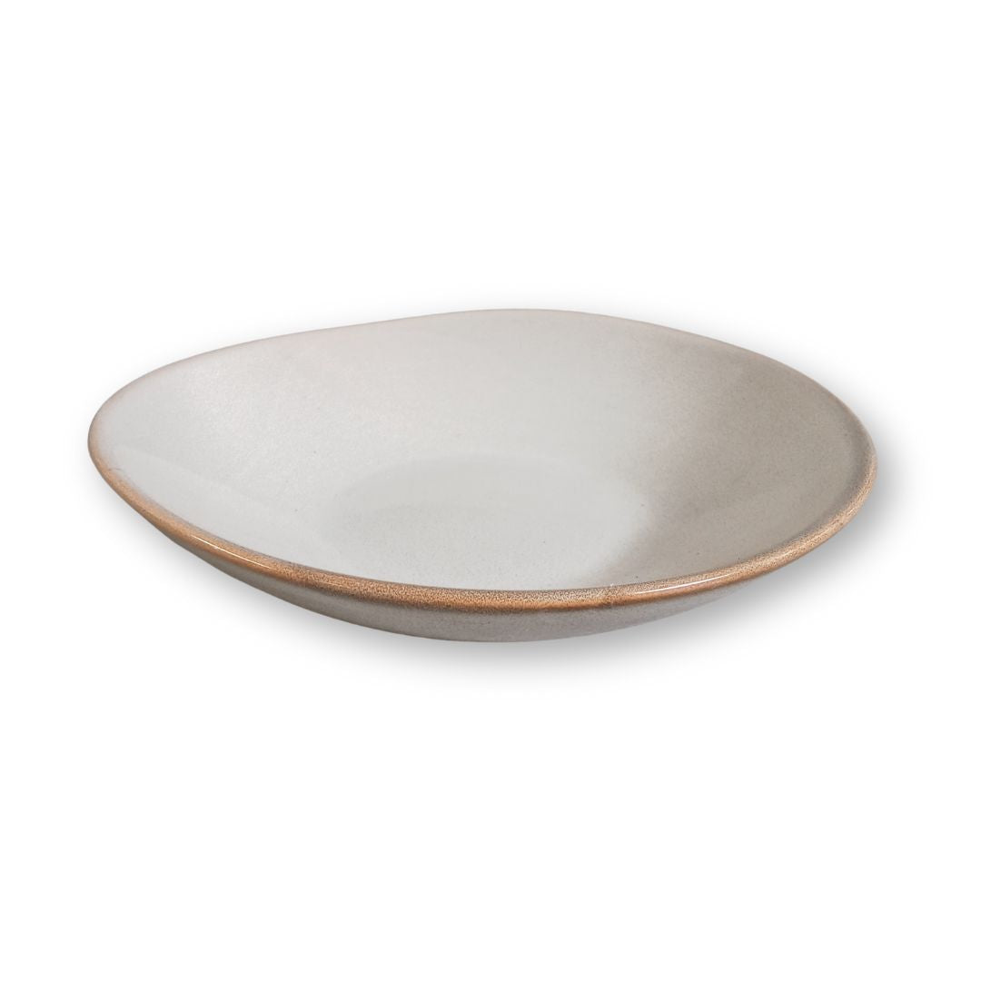 Stoneware Salad Bowl & Dinner Plate 8.7-11.5 inches