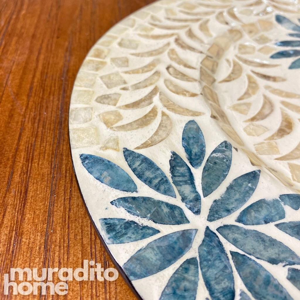 MURADITOHOME Isagani Mother of Pearl Placemat 13"