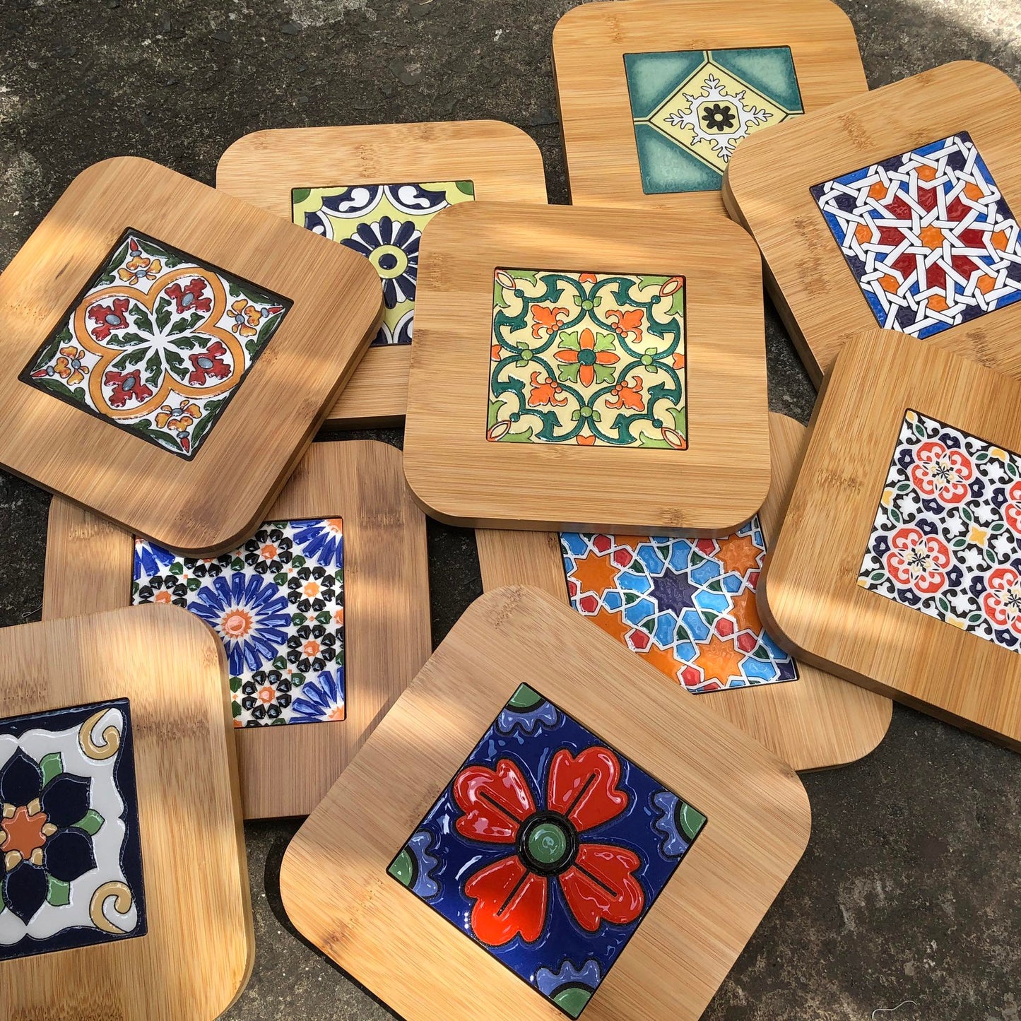 Moroccan Cheese Board Square 7 x 7 inch