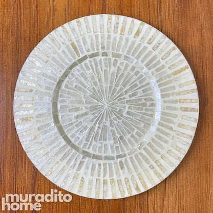 MURADITOHOME Joselita Mother of Pearl Placemat 13"