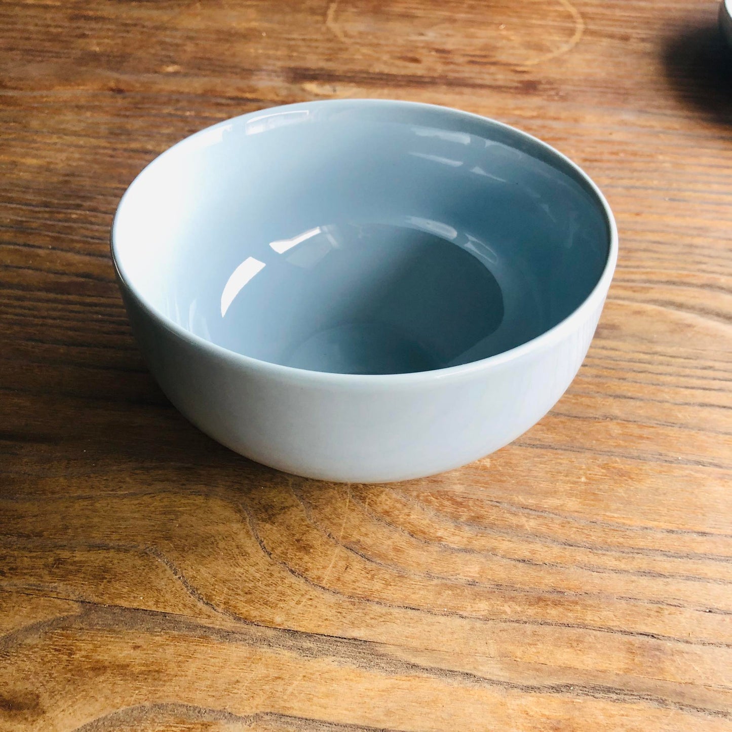MURADITOHOME Light Blue Ceramic Dinner Plate, Salad Plate & Bowl Collection
