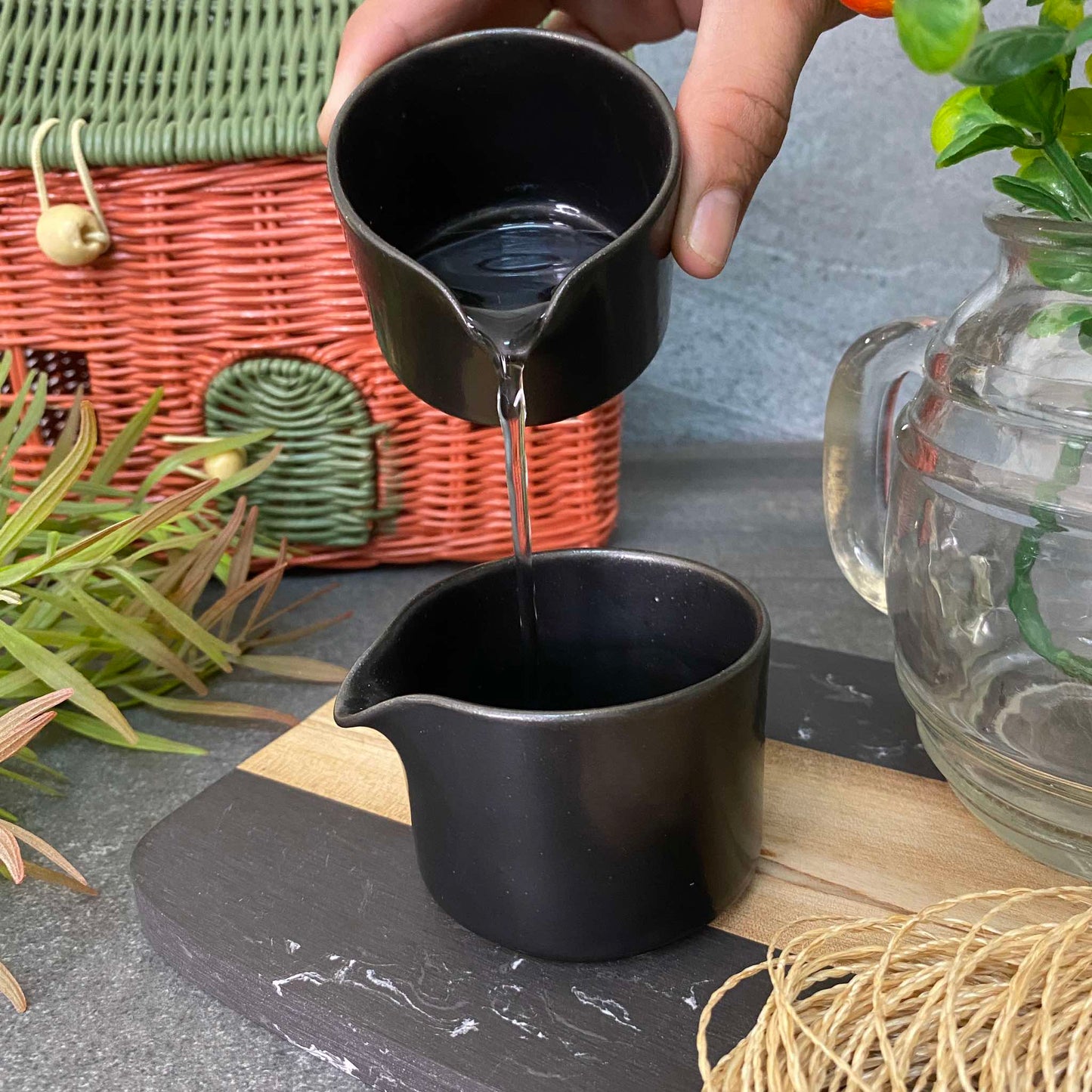 MURADITOHOME Milk Jar Black 110ml