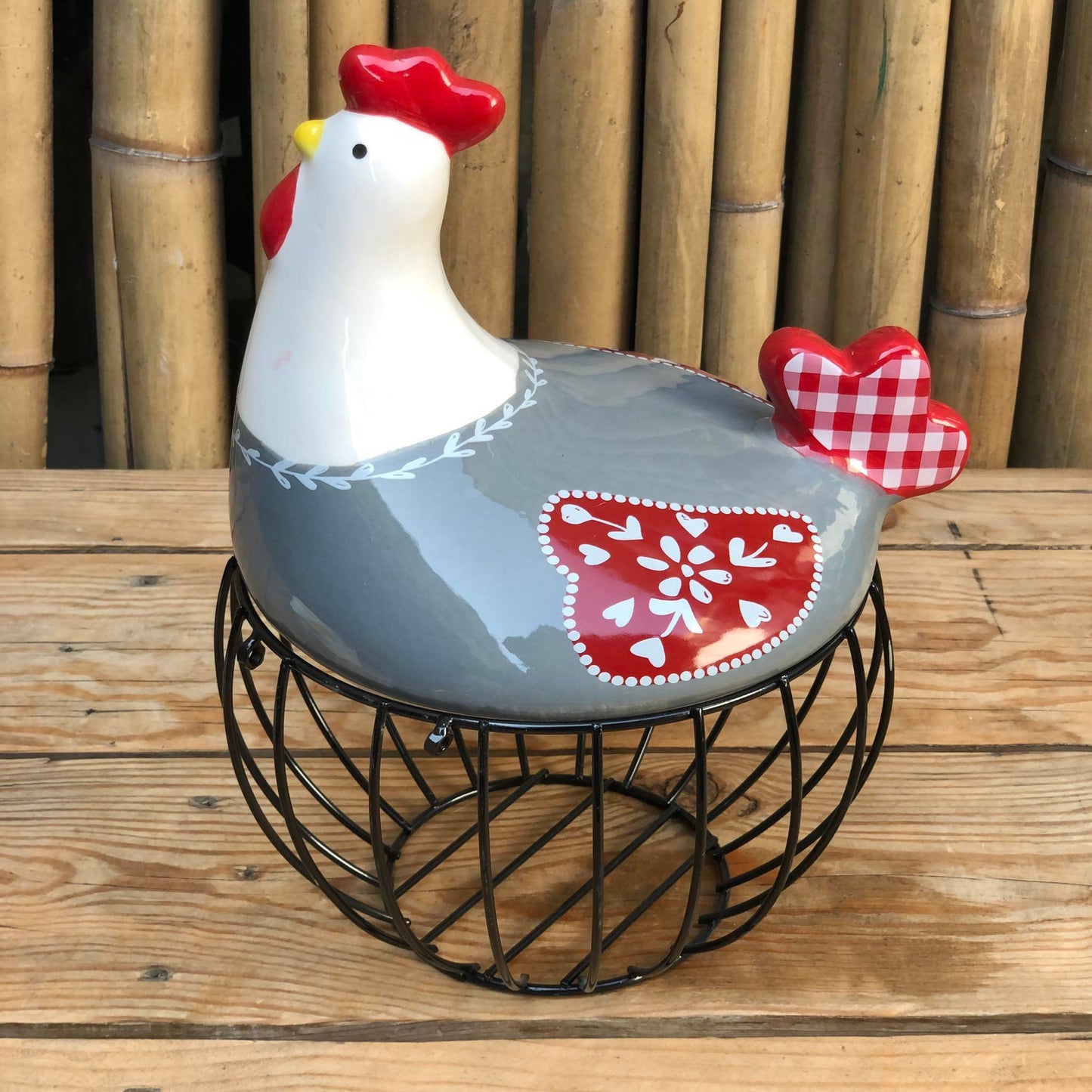 Hen Egg Container & Egg Shape Dessert Plate Collection