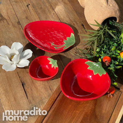 MURADITOHOME Strawberry Ceramic Collection