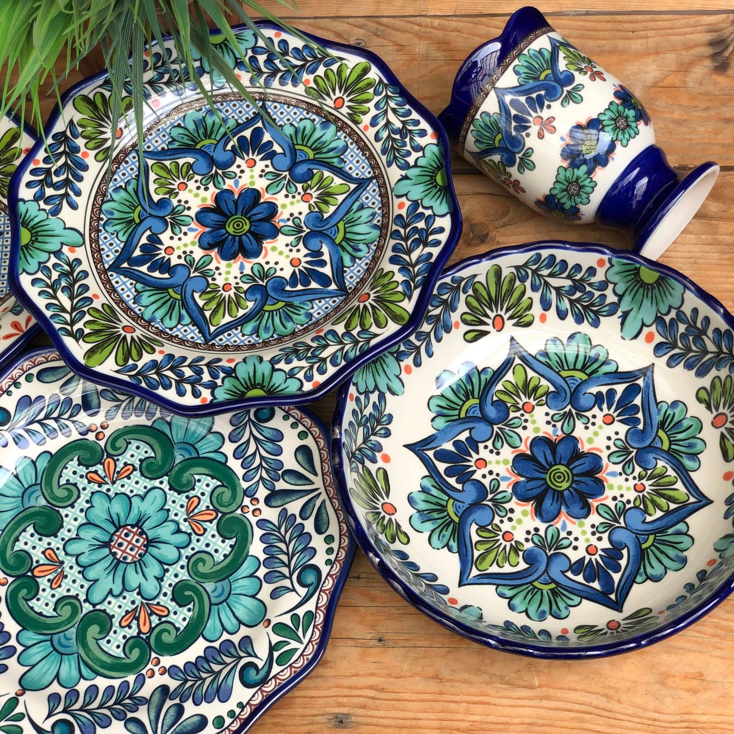 Chamonix & Marseille Ceramic Dinneware Plate
