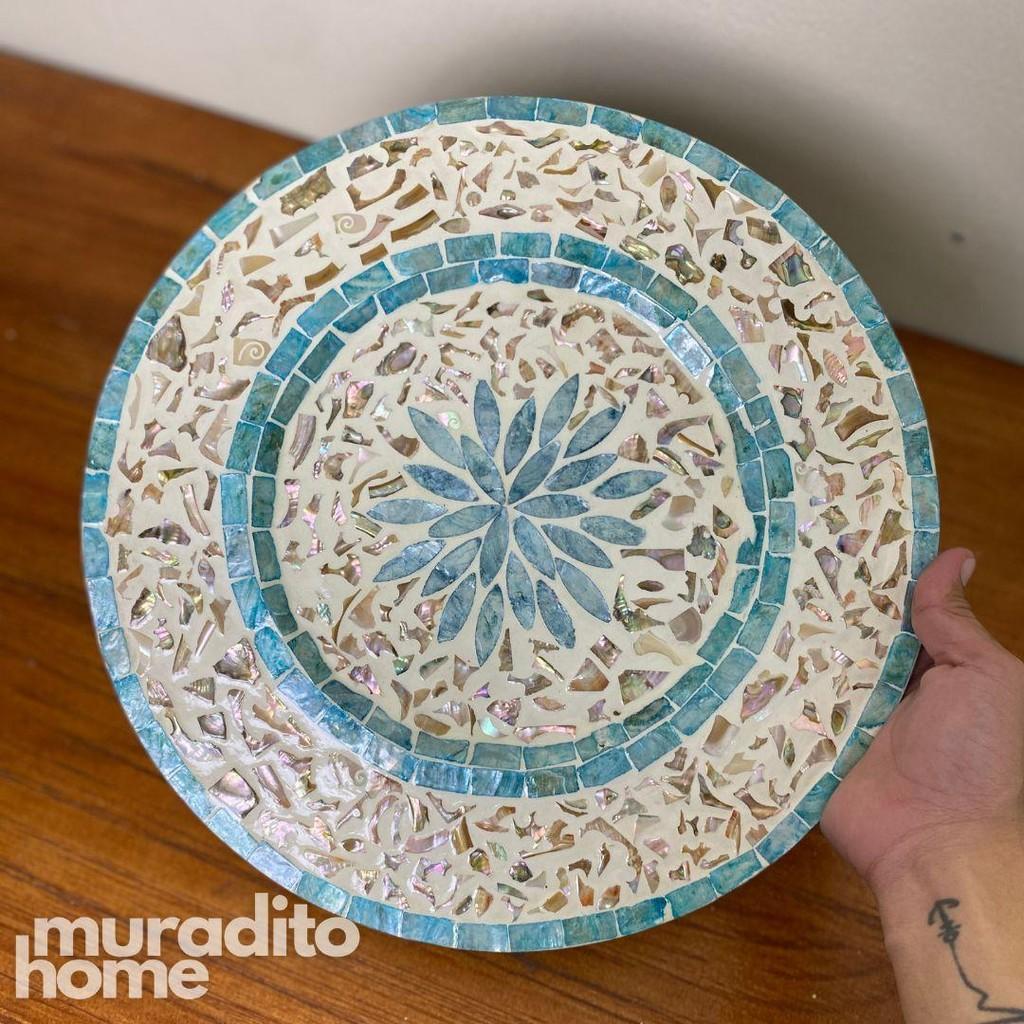 MURADITOHOME Perla Mother of Pearl Placemat 13"