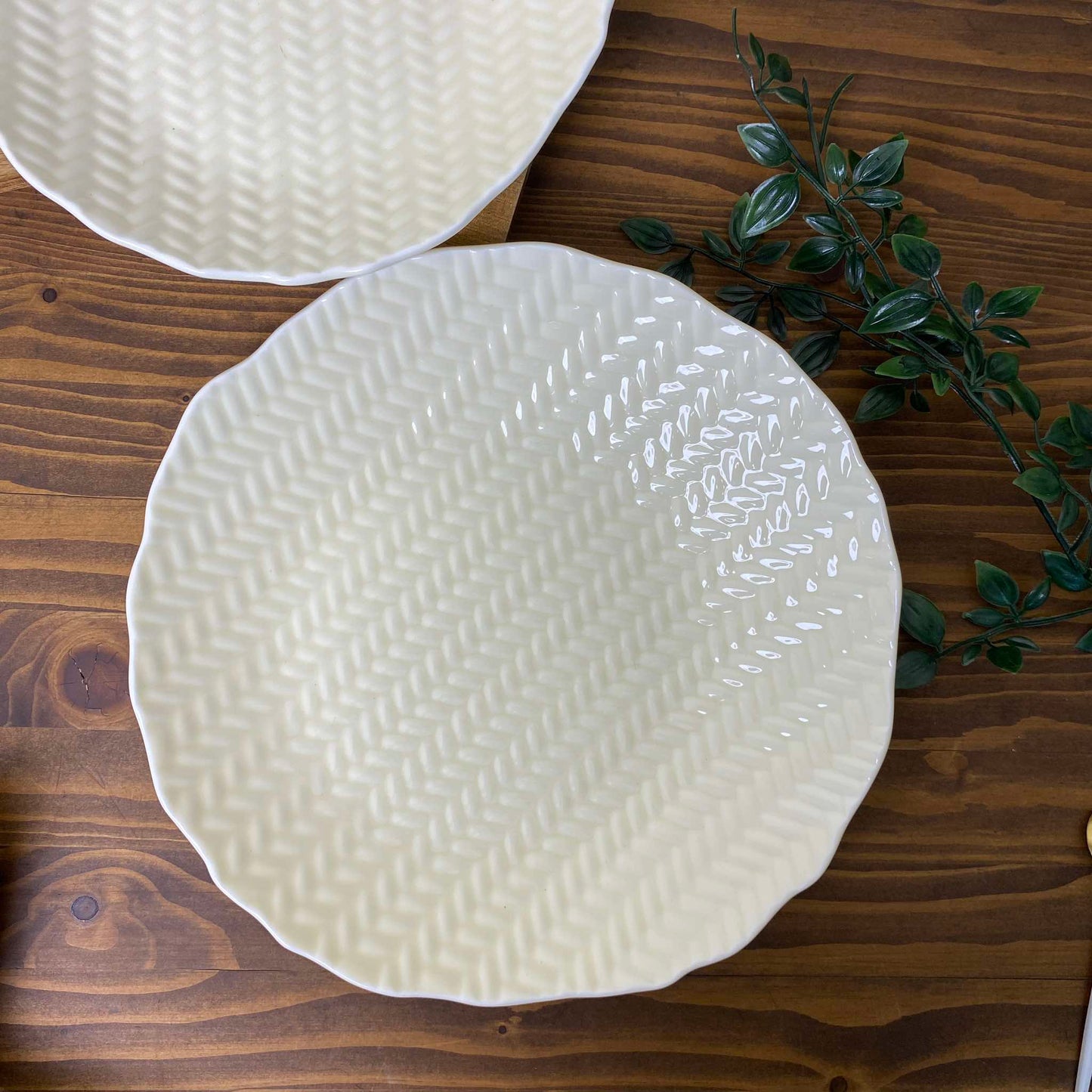 MURADITOHOME Julieta Serving Dish 11.5x2 inch and 9.5x2 inch