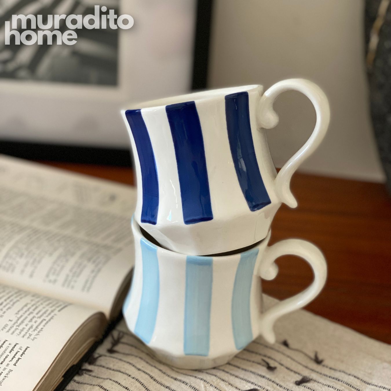 MURADITOHOME Sky and Sea Ceramic Mug Collection