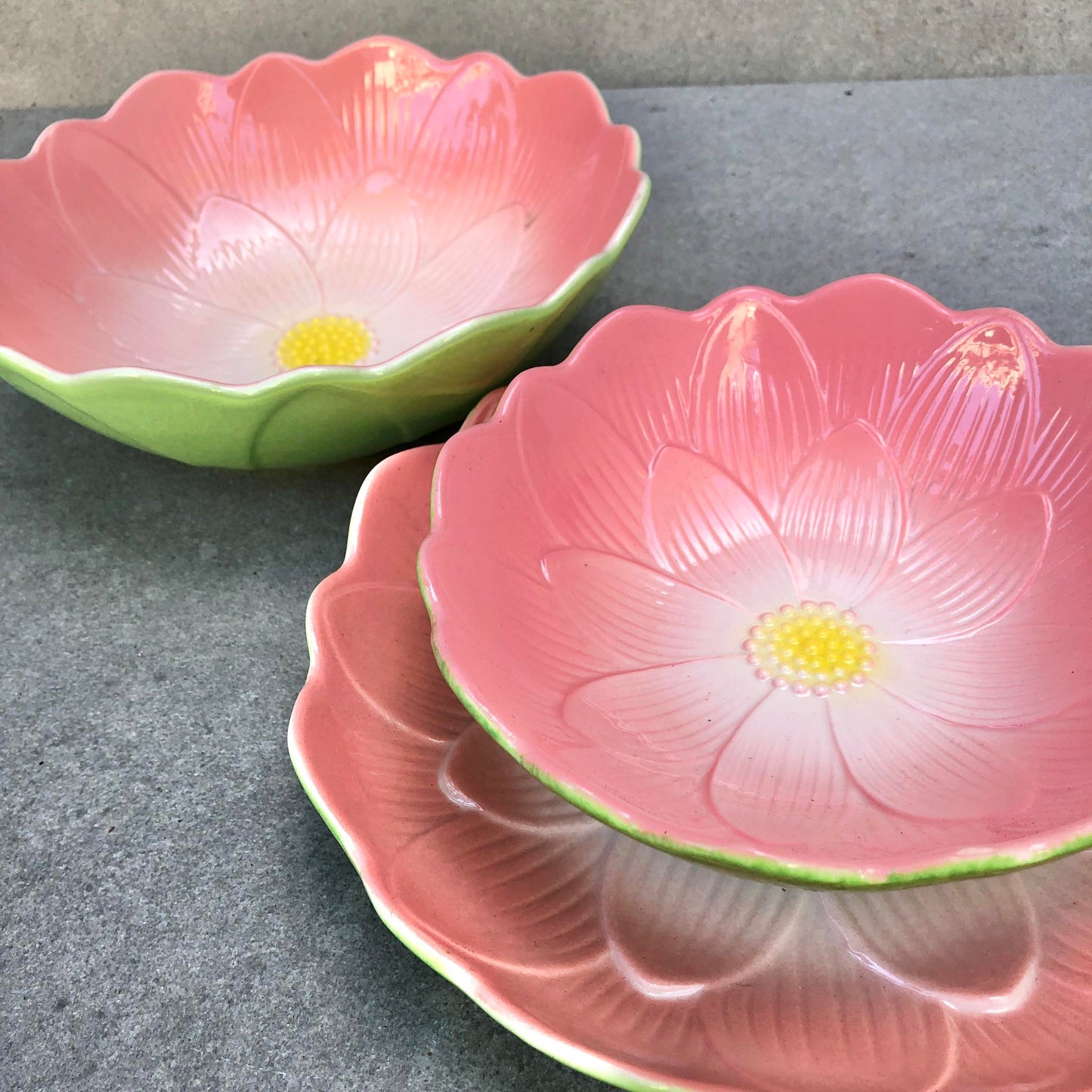 Lily Ceramic Set Plate ( 8 inch,6 inch and 7 inch)