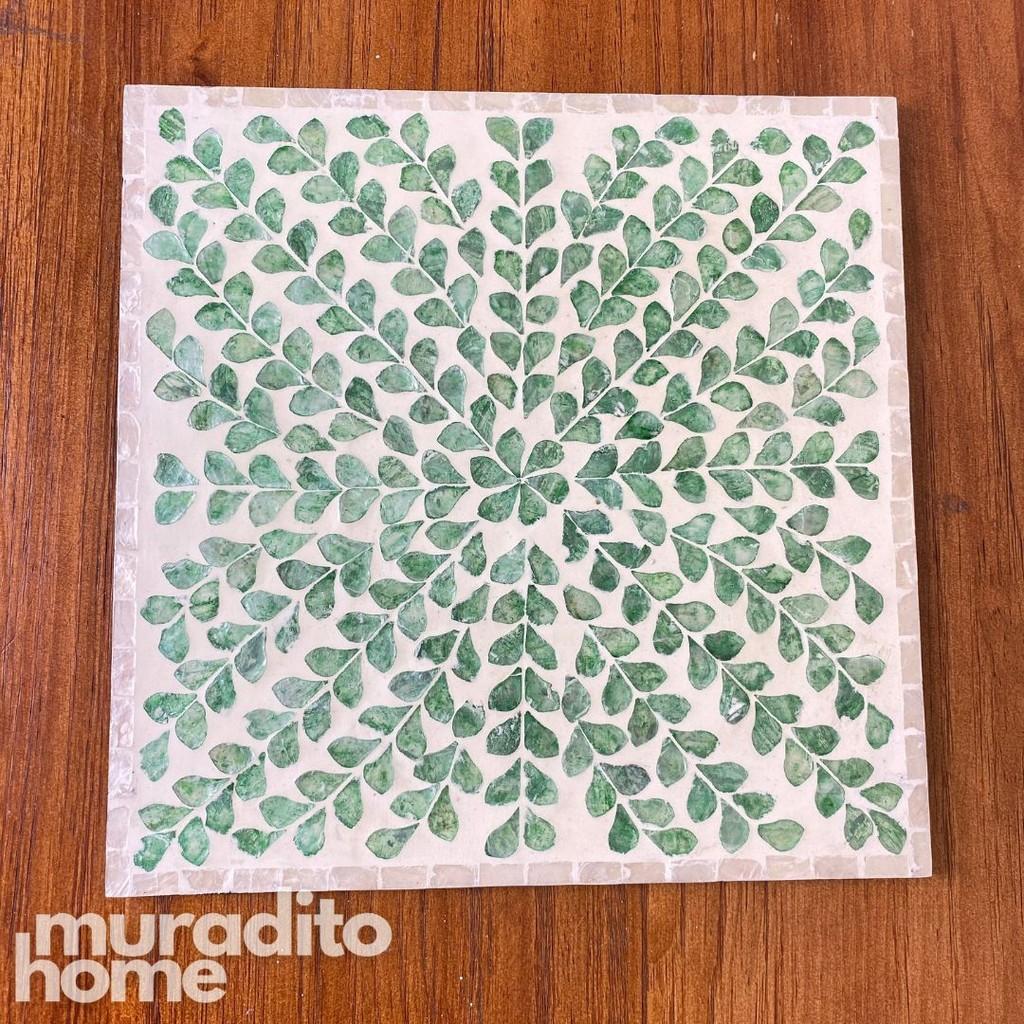 MIURADITOHOME Dakila Mother of Pearl Placemat 14" X14"
