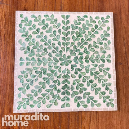 MIURADITOHOME Dakila Mother of Pearl Placemat 14" X14"