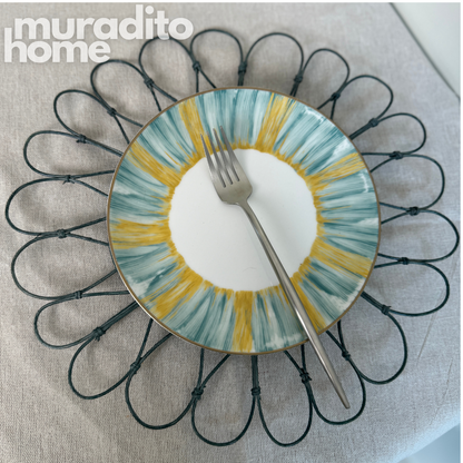 MURADITOHOME Alon Local Rattan Placemats 13 inches Native