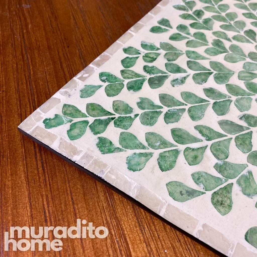 MIURADITOHOME Dakila Mother of Pearl Placemat 14" X14"