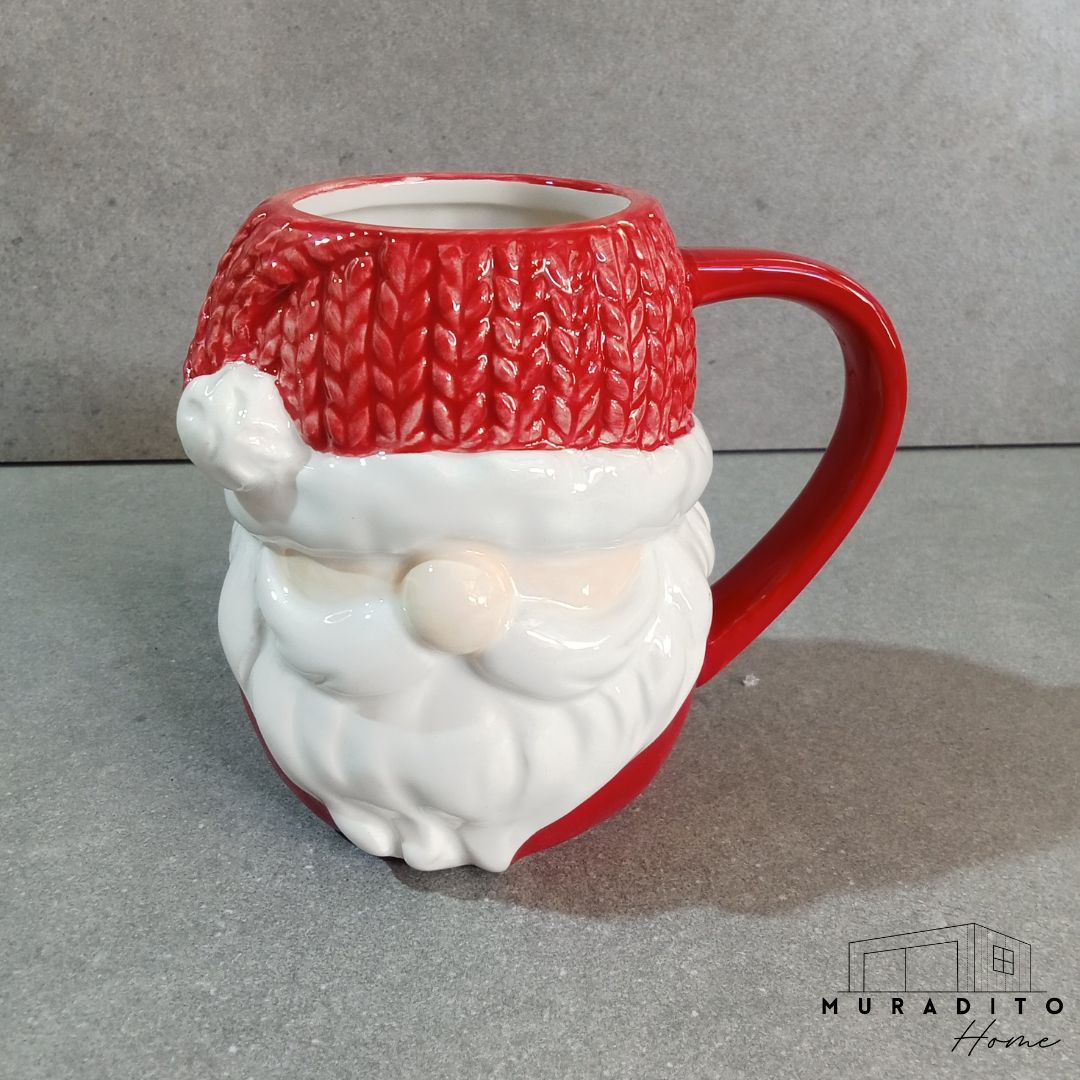 MURADITOHOME Santa Embossed Mug 350 ml
