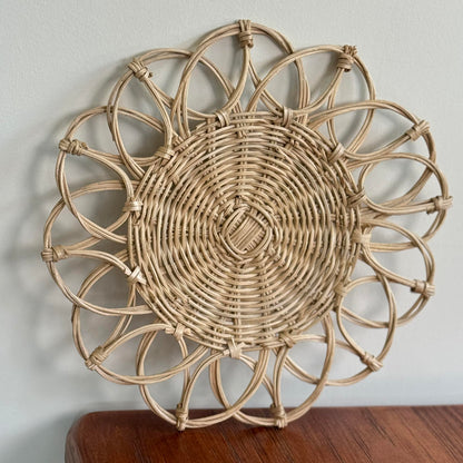 MURADITOHOME Local Rattan Placemats 13.5 inches Native