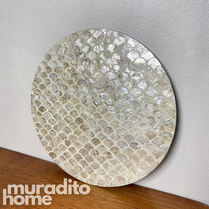 MURADITOHOME Erlinda Mother of Pearl Placemat 13"