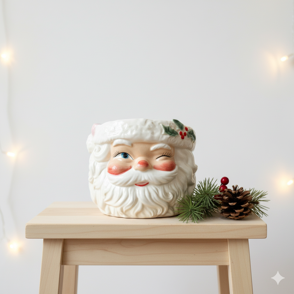 MURADITOHOME Premium Christmas Ceramic Jar and Pitcher