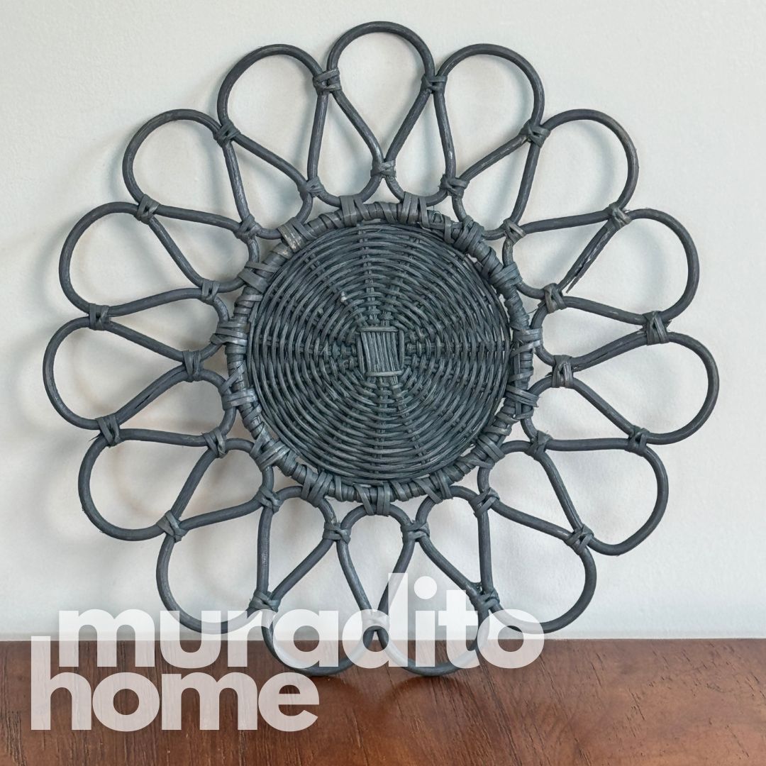 MURADITOHOME Local Rattan Placemats 13.5 inches Native