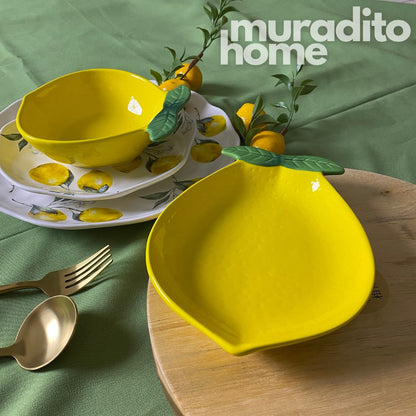 LEMON Ceramic Serving Bowl